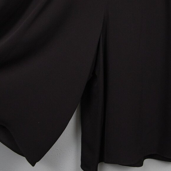 Kate Spade black 100% silk fluid culotte-10 - Picture 5 of 6